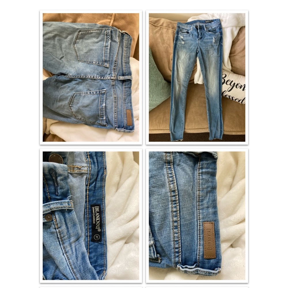 BlankNYC women’s jeans size 27 distressed jeans